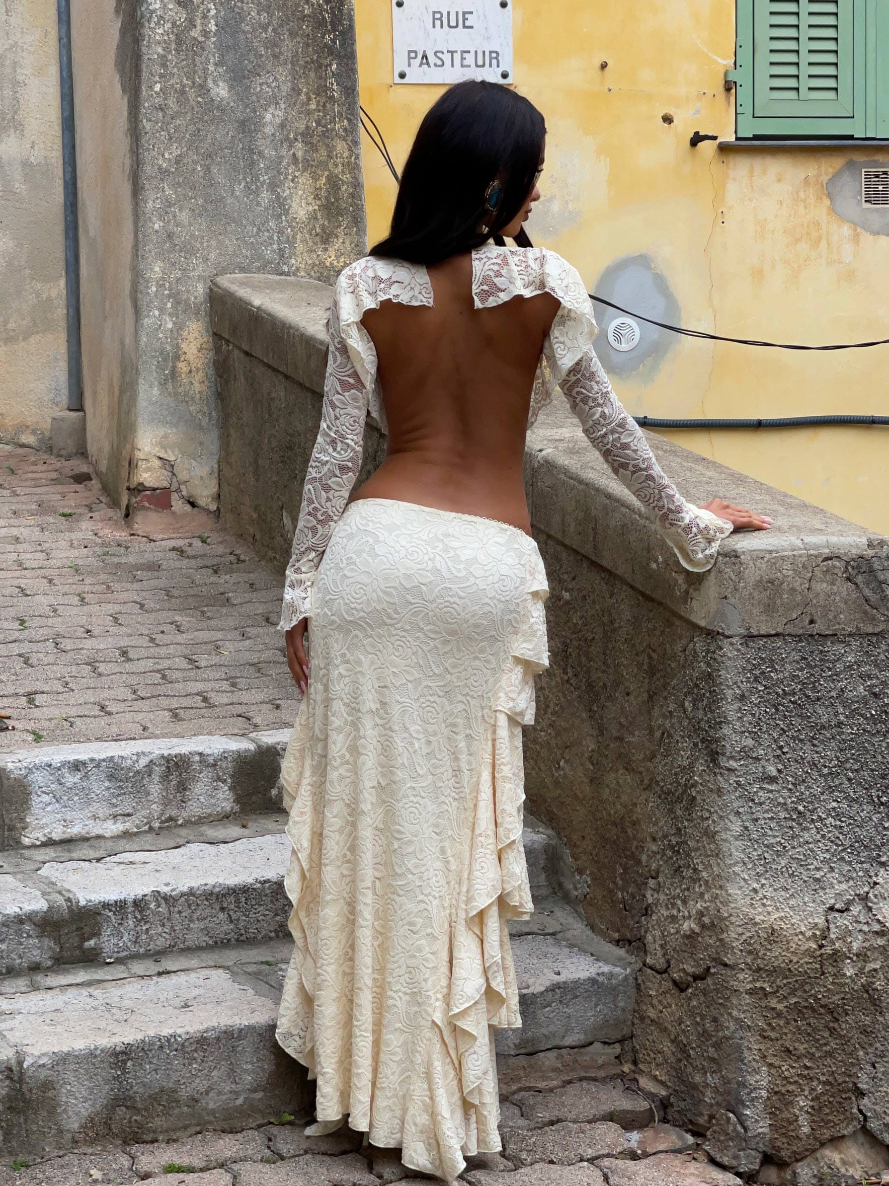 PIETTE MAXI SKIRT CREAM - Image 10